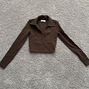 Babaton Chocolate Brown Women's shirt